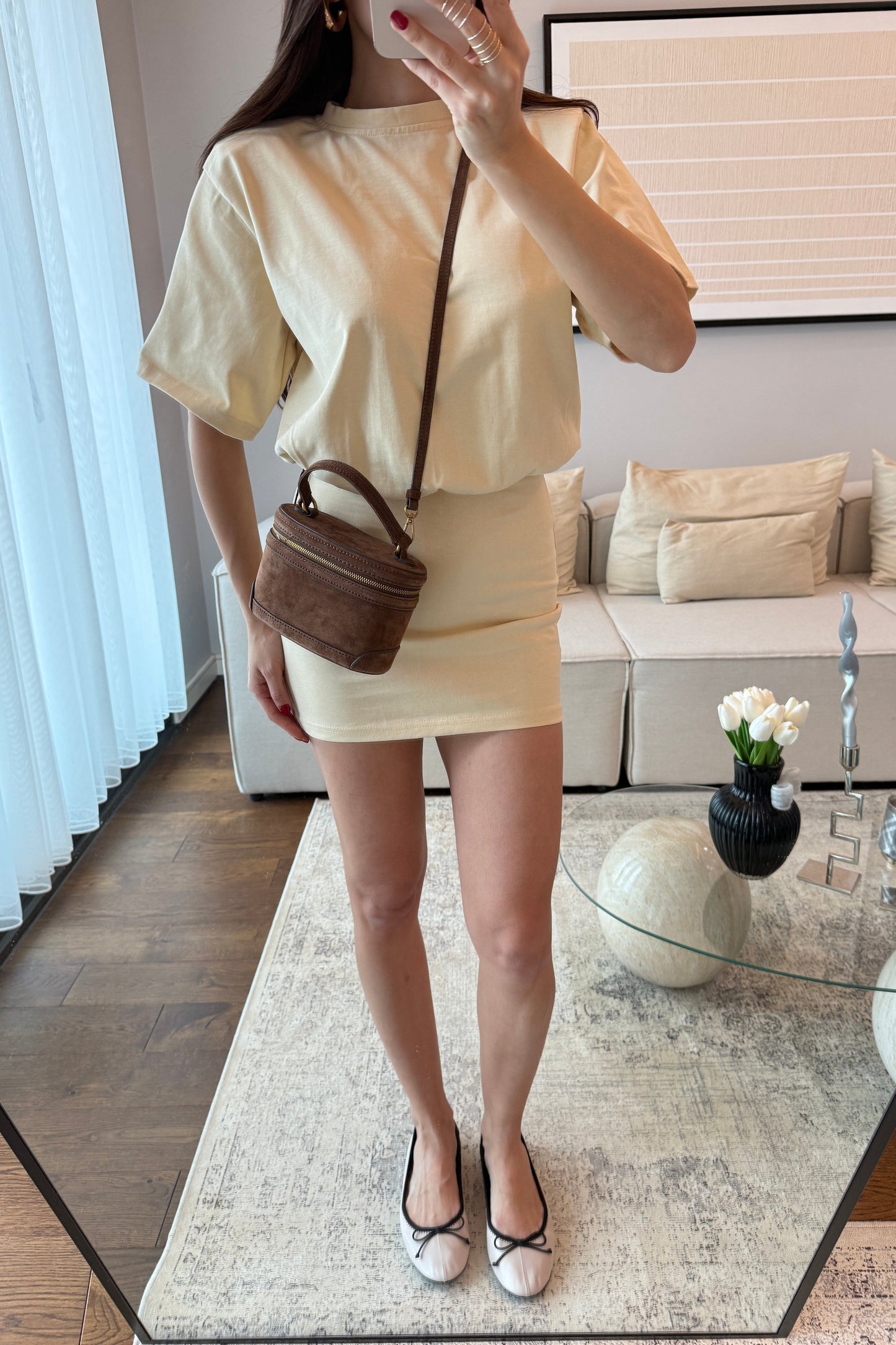 VATKALI BEL OTURTMALI ELBİSE