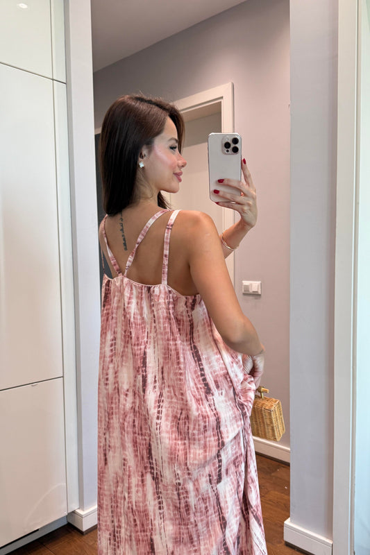 ASKILI GOLD DETAYLI ELBİSE