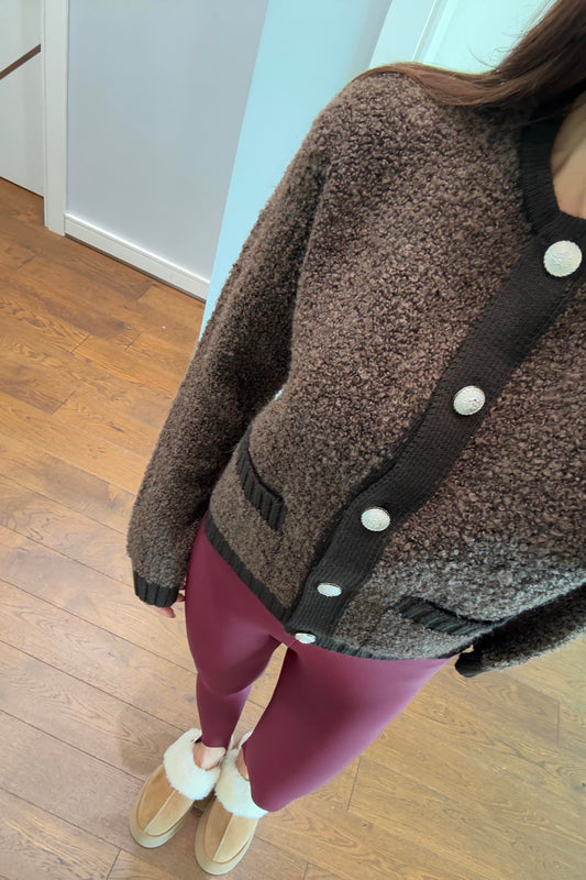 PREMİUM DÜĞMELİ DOKULU HIRKA